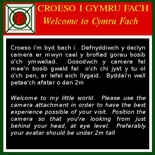 Cymru Fach - A Trump Free Zone!